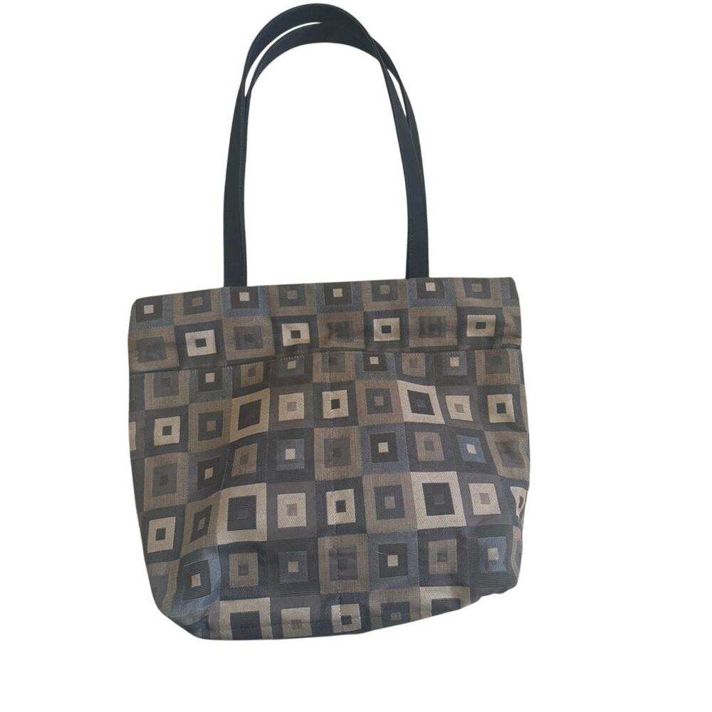 Sherpani Brown Geometric Tapestry Tote Shoulder Bag